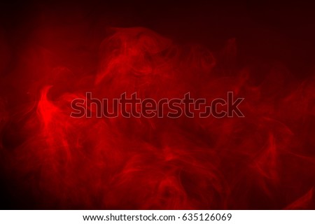 Red Texture of steam on a black