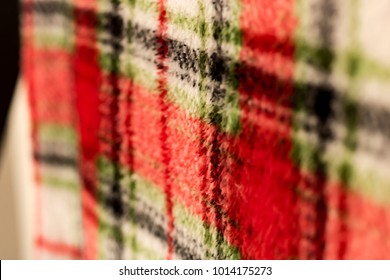 Red Textured Plaid