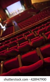 Red Theater Chairs