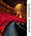 Red theatre seating in Upstate New  York venue