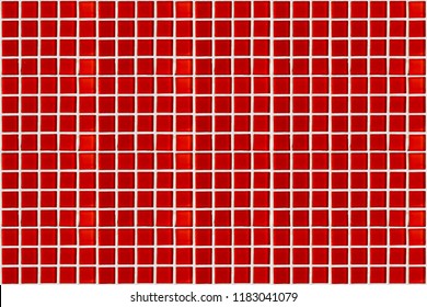 Red tile background