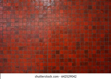 Red tile background