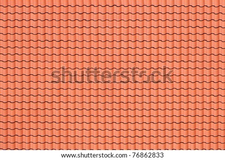 Red tiles roof, architecture background.