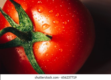 Red Tomatoes Background. Group Of Tomatoes. Wallpaper Tomato Macro