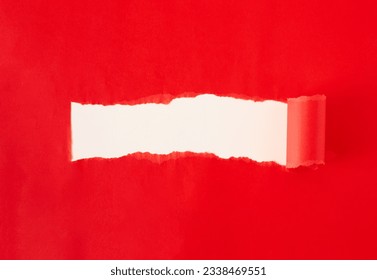 Papel rojo roto 