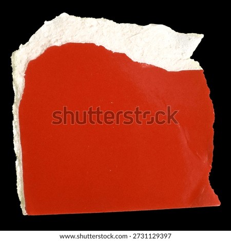 Red Torn Paper Texture Background