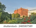 Red Town Hall in Szczecin, former city hall, also called New Town Hall in Szczecin, Poland