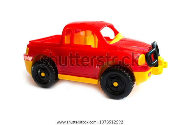 children's toy car red and yellow