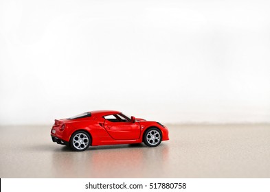 small red toy car