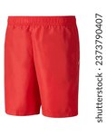 Red Track Pant with pocket Mockup. Jogging Catalog men