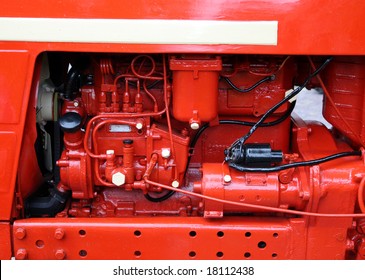 Red Tractor Engine