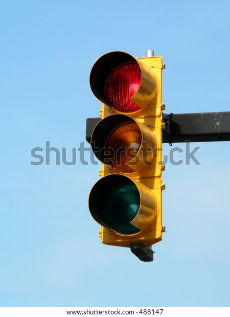 red traffic\
light