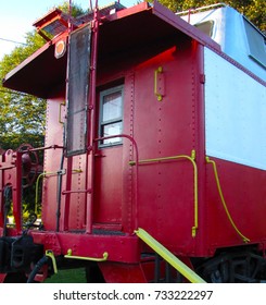 Red Train Car Caboose Stock Photo 733222297 | Shutterstock