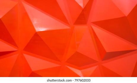 Red triangle background