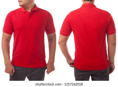 red t shirt collar
