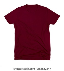 463 T shirt template maroon Images, Stock Photos & Vectors | Shutterstock