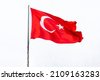 turkish flag isolated