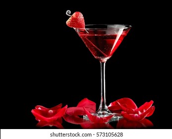 Red Valentine cocktail
