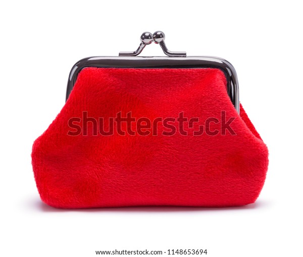 red velvet purse