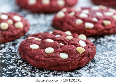 Red Velvet Cookies And Sugar