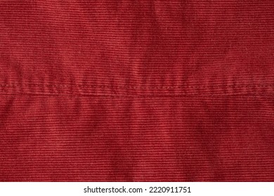 Red Velvet Material With Seam, Background