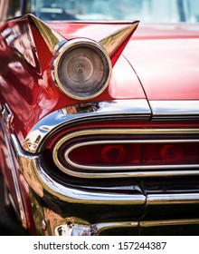 Red Vintage Car.