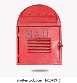 Red Vintage Mail Box 