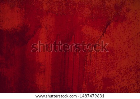 Red vintage wall texture.Urban grunge background. Punk grunge texture. Colorful background