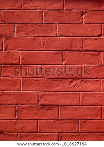 red wallbrick  backgruond,texture