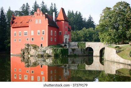 The red water chateau in the the Czech republic - Cervena Lhota - Shutterstock ID 37379179