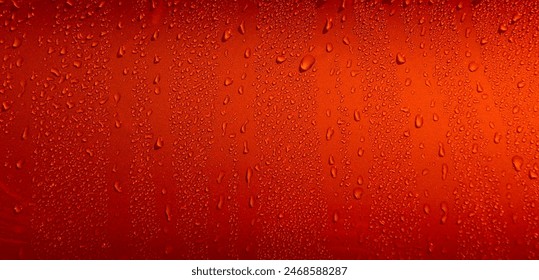 Red Water Drops Splashed On Flat Surface. Liquid drops on red Illustrative Stock Photo
 - Powered by Shutterstock - Get 15% off with code: PIKWIZARD15