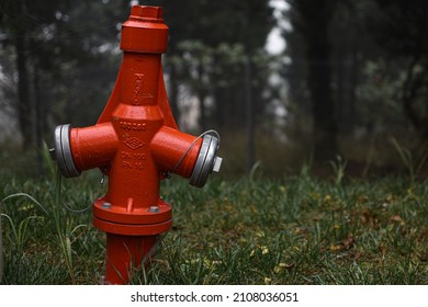 Red Water Pump With Fog