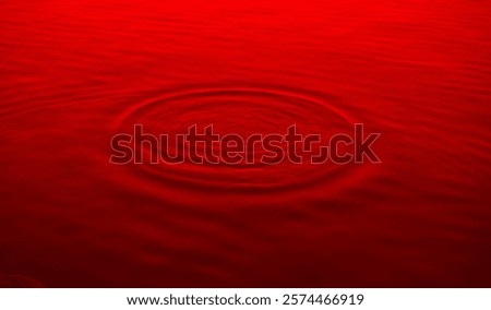 Red water ripple texture pattern