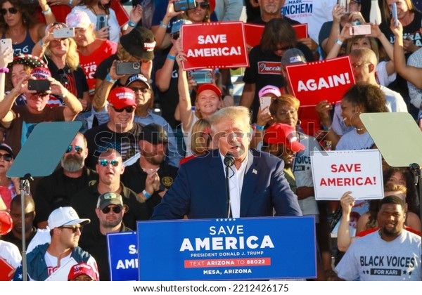 The red wave is coming to Arizona in 2022.\
Starting at 6 am on Sunday, thousands of Trump supporters lined\
their cars outside the event, hoping to be one of the first people\
inside the Trump Rally.