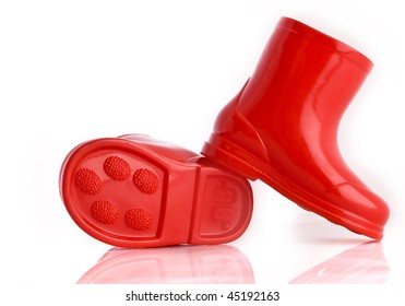 Red Wellie Boots