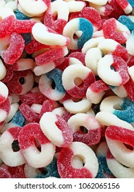 Red, White & Blue Gummy Rings