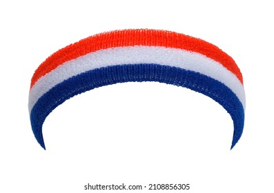 Red White And Blue USA Sweat Band Cut Out.