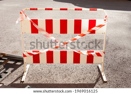 Similar – Image, Stock Photo barrier Autumn