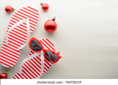 christmas flip flops