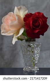 Red And White Rose Boquet