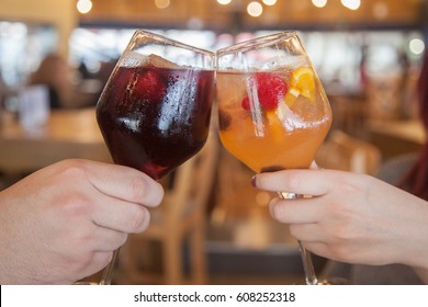 Red And White Sangria Wine Cheers