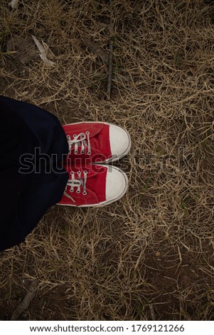 Similar – Image, Stock Photo red Winter Hiking