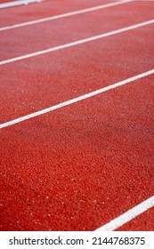 Red White Track Lane Texture Background Stock Photo 2144768375 ...