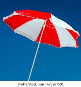 Red And White Umbrella