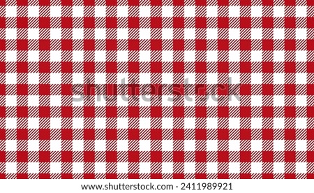 Red and White Vector Pattern Shapes