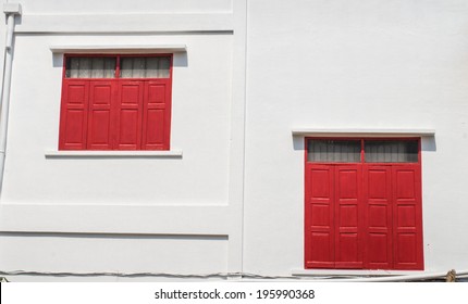 Red windows