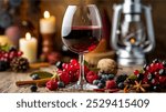 Red Wine: Bold red wine with deep berry and spice notes. Rich color and full-bodied taste, perfect for dinners and cozy evenings.