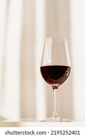 Red Wine In Wine Flute