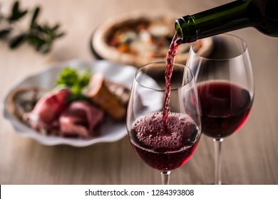 Red Wine And Italian Cuisine