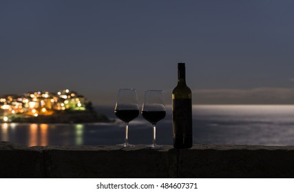 Red Wine In The Moonlight, Sydney Australia